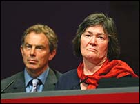 Tony Blair a Clare Shortová