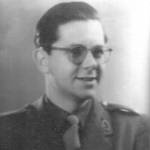 2nd Lieutant Dafydd Williams, 20 years old in 1944. Mr. Williams received a 'direct' commission from the Lord Lieutenant of Bedford at the Corn Exchange, Bedford.