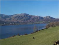 The view from Brantwood to Coniston