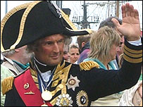 Lord Nelson played by Alex Naylor