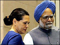 منموہن سنگھ اور سونیا گاندھی