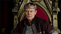 Uther (Anthony Head) is captivated by a new arrival in Camelot