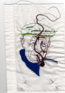Old sewn man