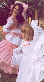 Angélica Lopez teaching dance