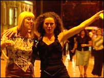 Late night revellers