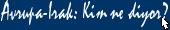 Avrupa-Irak: Kim ne diyor?