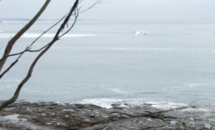 Echoes of Guethary? Ullaulla and the big swim out to this long peeling reef was well worth it. Pic: M, 07