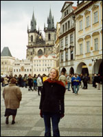 Our Steff checking out Prauge