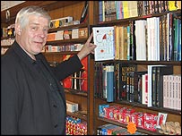 John shows some rare magic books