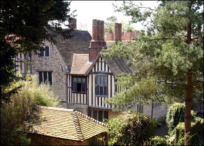 Ightham Mote in foliage