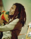 Bob Marley performing