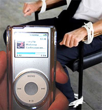 Tied Up and Listening To Madge