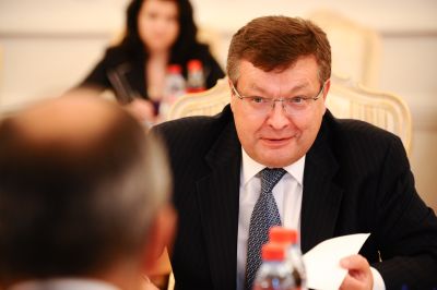 Міністр закордонних справ України Костянтин Грищенко. (Фото - Вадим Дмитрів, Москва)