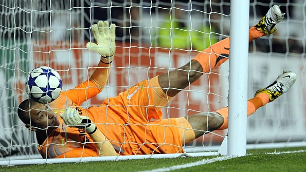 Gomes hands Real Madrid victory in the second leg. Photo: AFP