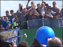Reading FC bus parade in May 1 2006