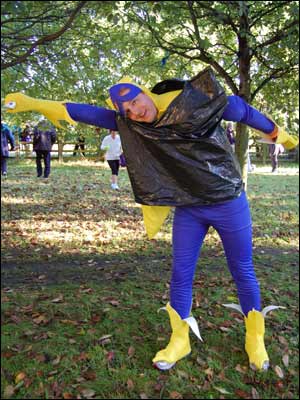 Bananaman at Great North Run 2008