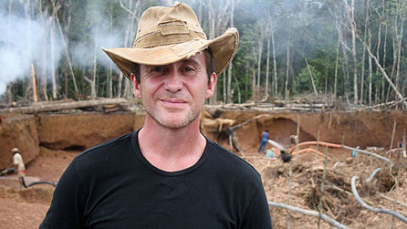 Bruce Parry in previous series, Amazon