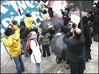 The NY media watch Mohammed at work