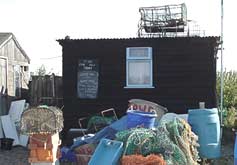 Traditional beach huts