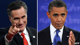 TT Barack Obama và ứng viên Mitt Romney tranh luận tại Denver