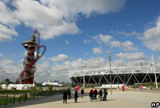 The ArcelorMittal Orbit sculpture