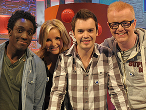 Chris and the Blue Peter team