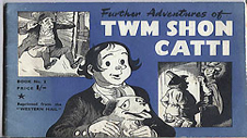 Comic o'r Western Mail yn y 1940gau (llun: Yvonne Wigg)