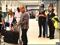Pasagjerë në aeroporte