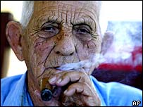 Yaşlı bir Kübalı