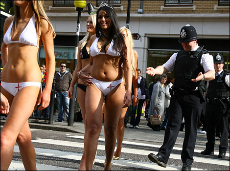 ++Miss Wiltshire on the Kings Road London 