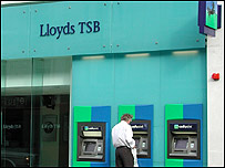 İngiltere'de bir Lloyds şubesi