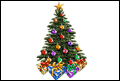 Christmas tree and presents