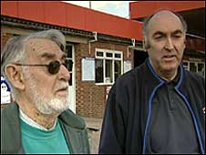 Tom Morley with son Stephen today