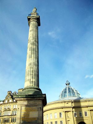 Earl Grey's monument in Newcastle