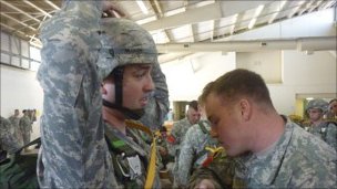Members of the 82nd airborne at Fort Bragg in North Carolina.