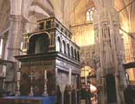 Photograph showing the tomb of Edward the Confessor, Westminster Abbey