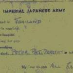 Only news from Prison of War camp