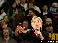 Hillary Clinton campaigns in Philadelphia, March 11 2008