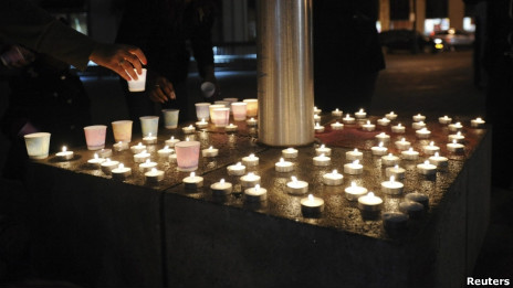 美國康涅狄格州小學槍擊案悼念