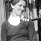 Jessie aged 17 outside her parent's home on Frazer street, Belfast. This is the house Jessie ran to on the day of the blitz to see if her parent's were safe