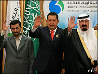 عبدالله، چاوز، احمدی نژاد