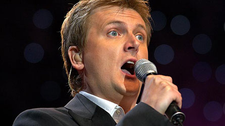 Aled Jones. Photo: Barrie Harwood