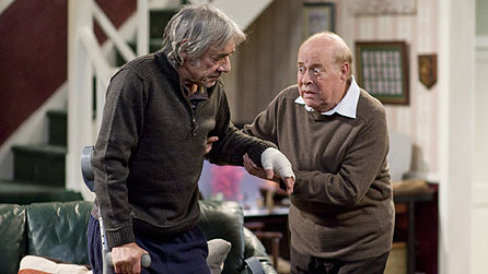 Roger Lloyd Pack and Clive Swift in The Old Guys