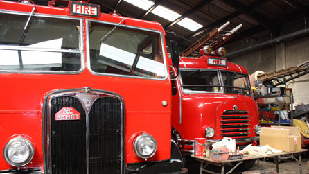 Fire engines at the Museum of Fire