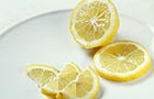 Sliced lemon
