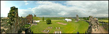 The view from one of the towers at Tutbury Castle