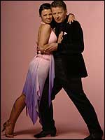 Bill and dance partner Karen Hardy.