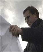 Baron Deschauer with plans