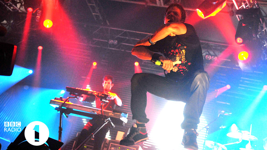 Pendulum performing live at Radio 1's Big Weekend 2010