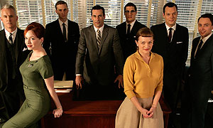 The cast of Mad Men season one